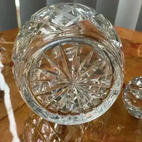 Vintage Cut Crystal  Decanter with stopper - Picture 7 of 16